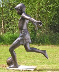 Edward Bronze sculpture by brian alabaster
